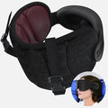 SARISUN Travel Pillows for Airplanes, Stable Head Support, Travel Essential | Airplane Pillow with 3D Eye Mask, Seat Strap Secures to Headrest, for Stop Bobblehead, for Long Flight Road Trip, Red by SARISUN