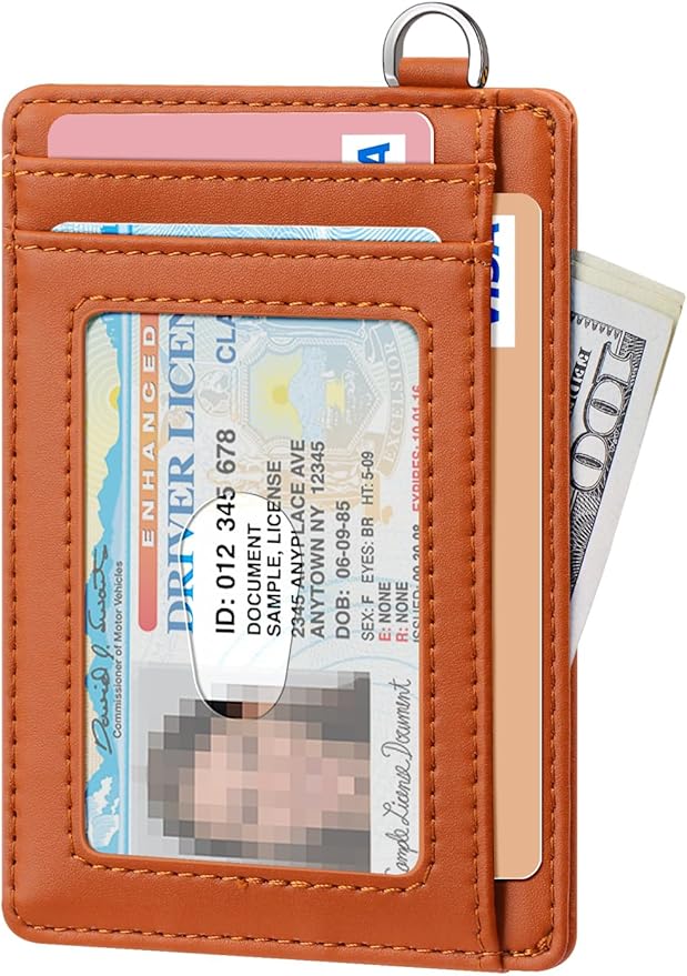FurArt Slim Minimalist Wallet RFID Credit Card Holder for Men | slim minimalist compact rfid id window thin - Image 2
