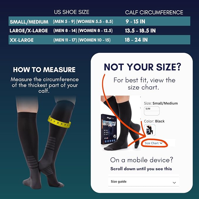 Compression Socks for Women & Men 20-30 mmHg – Circulation Support for Nurses, Travel, Flight, Running & Everyday Wear - Image 2