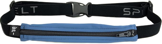 SPIbelt Running Belt Original for Women Men, Phone Holder for Running, Running Fanny Pack, Holder for Phone, Running Waist Pack, Adjustable Waist, [Fits All Phones]. No Bounce, Steel Blue - Image 2