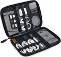 BAGSMART Large Electronic Organizer Travel Case for Tech Accessories, Black | Tech Accessories, Cord Storage, For Phone, Power Bank, SD Card, Cables by BAGSMART