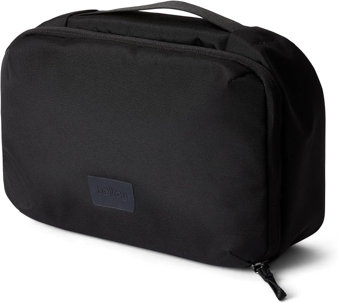 Bellroy Hanging Toiletry Kit 3L, Travel Toiletry Bag - Black | 3L hanging toiletry bag for men and women, designed for travel by Unknown