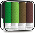 Silevoler Travel Bottles for Toiletries, TSA-Approved Travel Size Container | Woven Pattern BPA Free Silicone Leak Proof Refillable Liqus Shampoo And Conditioner Essentials Toiletry Bottles(Forest Green) by Silevoler