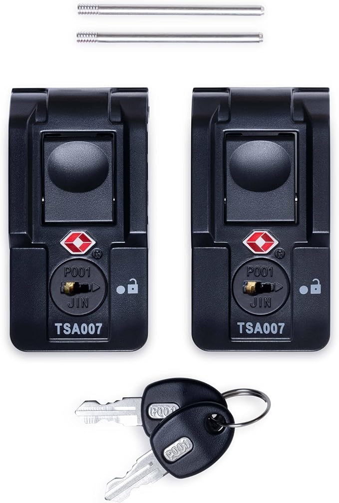 Pelican Replacement TSA Locking Latches, Medium, Black (Set of 2) by ColorCase