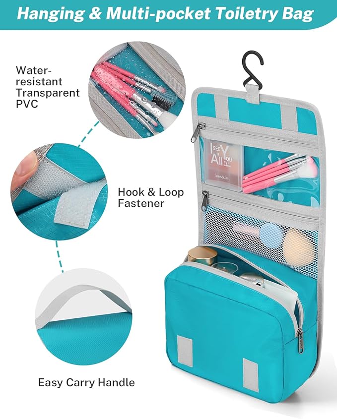 Gonex Compression Packing Cubes for Travel, Mesh Bags Luggage Organizers | Set of 4/5/6/7/10 for Essentials, Extensible, Fits 20"Carry-on Suitcases, See-through Mesh, Double Zipper Compression - Image 5