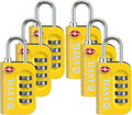 ANVIL TSA Approved Luggage Lock - 4 Digit Combination, 10,000 Combinations, Easy-Read Password Window, Travel Lock for Suitcases, Backpacks, Gym & Student Lockers, Baggage by ANVIL