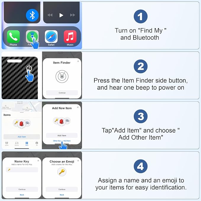 2-Pack Wallet Tracker Cards, Works with Apple Find My | 1.6mm thin, Qi rechargeable, 5-month battery, IP68 waterproof, Left-Behind Alerts, iPhone & iPad compatible - Image 9