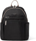 Baggallini Securtex® Anti-theft Vacation Travel Backpack 10x13 Daypack w/Locking Zippers & RFID Wallet Slash-Resistant by baggallini