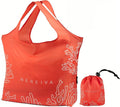 55 Pound Reusable Shopping Bag - Folds into a Small Pouch - Washable Reusable Grocery Bag, Durable & Stylish with handles for Easy Shoulder or Hand Carry by Nereiva