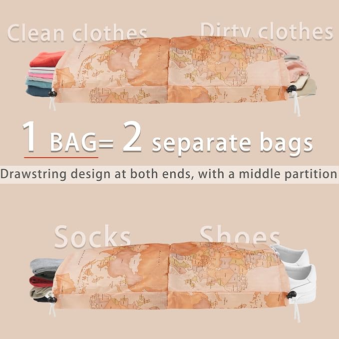 7 Pcs Compression Packing Cubes Travel for Suitcases, Luggage Organizer Washable Storage Bags Set for Backpack Travel- Packaging Cubes for Carry-Ons and Storage - Image 6