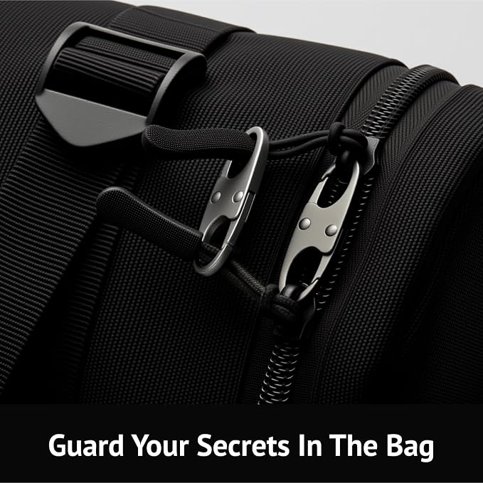 zelin Anti Theft Zipper Clip, Zipper Locks, Travel Essentials,8Pcs Silver | Premium zinc alloy zipper pulls for travel bags, backpacks and luggage. Ideal accessory for trips, camping and everyday use - Image 3