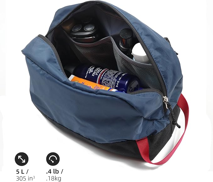 Travel Toiletry Bag 5L, Compact Travel Organizer with Waterproof TPU Wet/Dry Compartment - Image 2