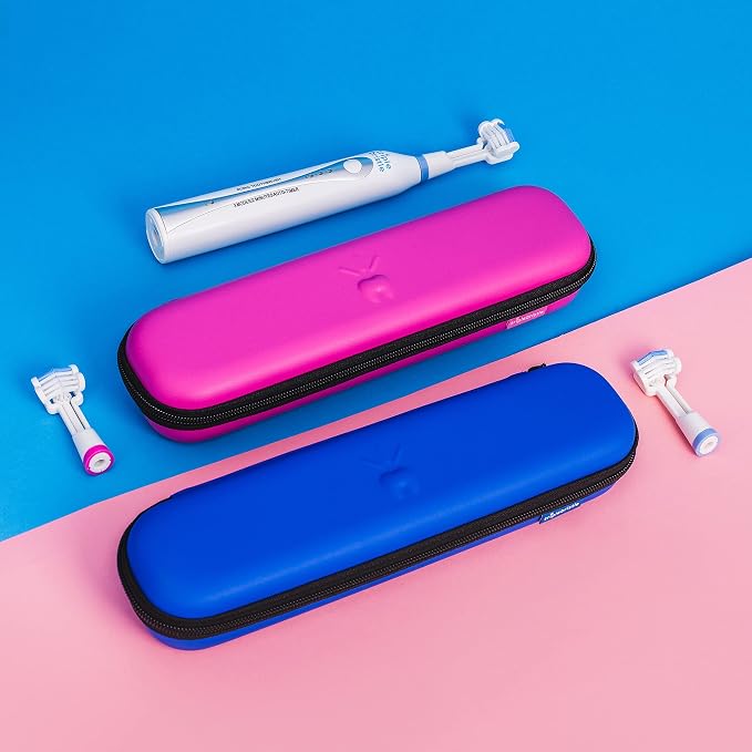 Sonic Toothbrush Travel Case, BLUE | Portable, Breathable & Hard Protection for Traveling, Camping, Office or Purse, Mesh Pocket for Accessories - Image 8