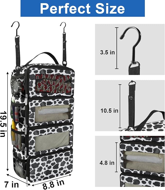 Olosar Suitcase Organizer, Travel Luggage Organizer Portable Hanging Travel Shelves Collapsible Hanging Packing Cubes for Carry on Suitcase - Image 4