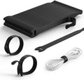 Lamicall 60PCS Reusable Cable Ties, 6-Inch Nylon Hook Loop Straps | [Upgraded Tapered Tail] for Effortless Threading, Adjustable Cord Organizer Management for Desk PC Home Office by Lamicall