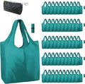 BeeGreen Marrs Reusable Grocery Bags Wholesale Green Reusable Kitchen Bags Bulk Foldable-Machine Washable with Zipper Storage Pouch 50 Packs by BeeGreen