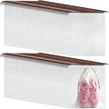 100 Pcs Shoe Bags for Travel, PLULON 15.7" x 11.8" Clear Drawstring Storage Bags Shoes Organizer for Packing Waterproof Dustproof Women Men Portable Travel Essentials by PLULON