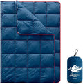 Mini Camping Blanket,Lightweight Puffy Blanket Packable Down Alternative Throw Blanket Waterproof Windproof for Outdoors, Travel, Beach, Airplane, Hiking by zZFocus