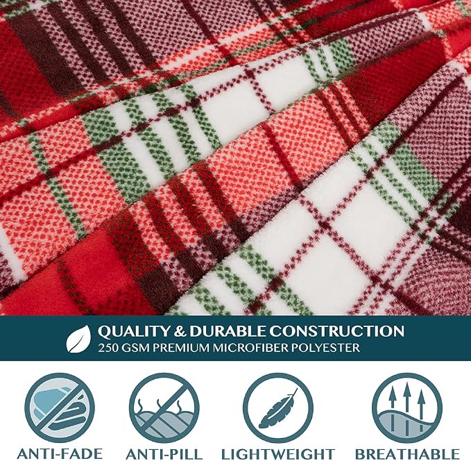 PAVILIA Blanket with Sleeves for Adult Women Men, Soft Warm Wearable Blanket Fleece Wrap Throw, Robe Blanket Gift - Image 8