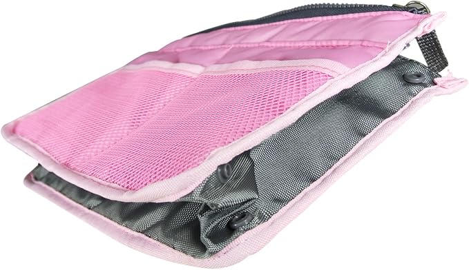 Wrapables® Unisex Bag Insert Organizer, Travel Bag Organizer (Pink) - Image 4