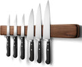 24 Inch Acacia Wood Magnetic Knife Holder with Multipurpose Use, Magnetic Knife Holders for Kitchen, Wooden Knife Rack, Magnet Strips for Knives & Metal Utensils, Tool Holder, Art Supply Organizer by ModernInnovations