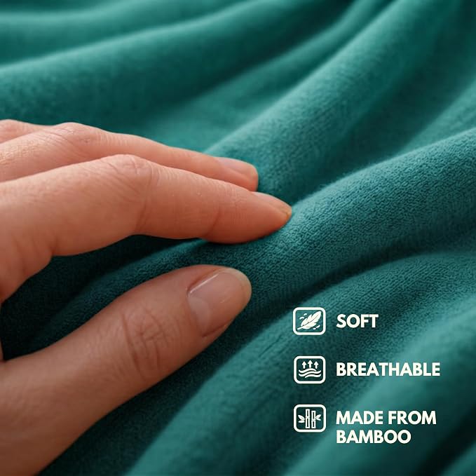 16-in-1 Compact Travel Blanket with Bag – Reversible, Ultra Soft Bamboo Airplane Blanket with Hidden Pocket – Packable for Flights & Travel Essentials (Semi-Weighted, Double Layer) - Image 7