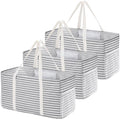 Lifewit Extra Large Tote Bag, Reusable Grocery Bags with Metal Wire Frame and Handles by Lifewit