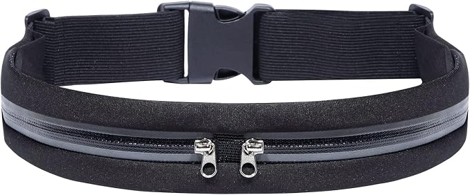 Running Belt Fanny Packs for women and men,Belt Bag for Hiking Cycling Workout,Reflective Fanny Packs for Men Runners Belt Compatible with iPhone13,12 pro,Travelling Money Phone Holder for Running by Herolland