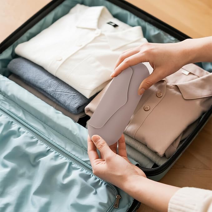 Linkidea Manual Toothbrush Travel Case with Magnetic Snap, Compatible with Colgate ExtraClean, Oral-B CrossAction Toothbrush, Portable Silicone Protective Box (Khaki) - Image 6