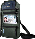RFID Blocking Travel Neck Wallet–Hidden Passport Holder & Anti-Theft Money Pouch for Men & Women, Lightweight Concealed Travel Organizer with Adjustable Strap Secure Document by Vastsky