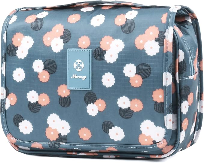 Narwey Small Hanging Travel Toiletry Bag for Women, Travel Bag for Toiletries, Makeup Bag Organizer Make Up Bags Cosmetic Bags for Girls by Narwey