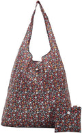 ECO CHIC Foldable Reusable Grocery Bags - Lightweight, Recycled & Reusable Shopping Bag - Waterproof Packable Tote by ECOCHIC