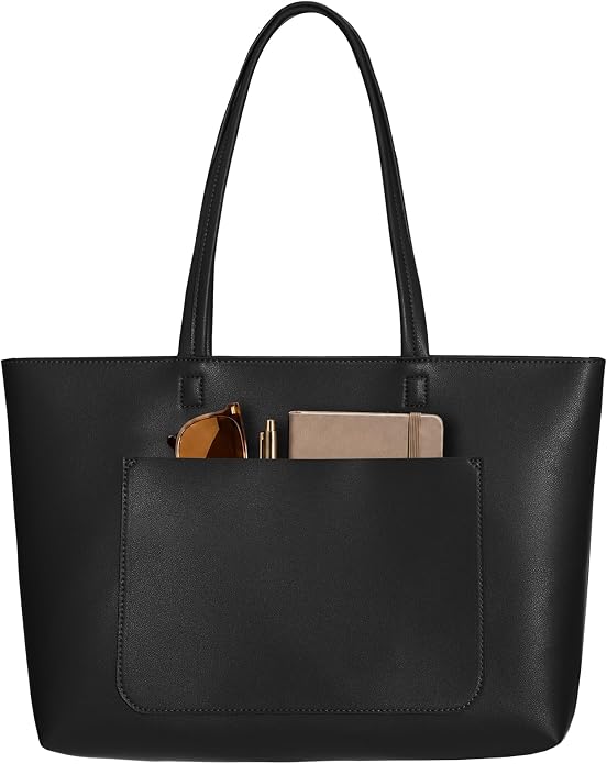 KALIDI Tote Bag Zipper Shoulder Bag Vegan Leather Purses Satchel for Women | Large Casual Handbag for Work Commuting Dating College Everyday by KALIDIFANCYFOREST