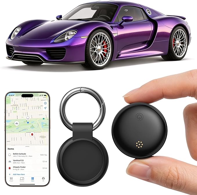 GPS Tracker for Vehicles,Tracking Devices for Cars Hidden, iOS & Android | Magnetic GPS Locator Global Coverage Real-Time Tracking(Work with iOS and Android), No SIM Card or Subscription Needed by Unknown