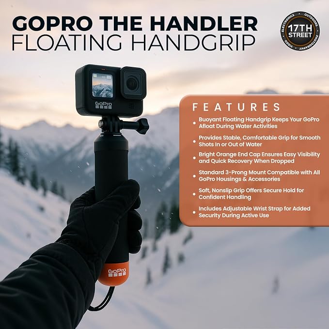 GoPro HERO13 Black Camera with 3 Enduro Batteries | Waterproof 5.3K60 Action Camera with Dual-Battery Charger & SanDisk 64GB Extreme SD Card | Head Strap 2.0 and Handler Floating Handgrip, Bundle Kit - Image 4