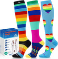 NEWZILL Medical Compression Socks for Women & Men Circulation 20-30 mmHg, Best Support for Running Athletic Cycling Nursing Travel Work and Fitness by NEWZILL