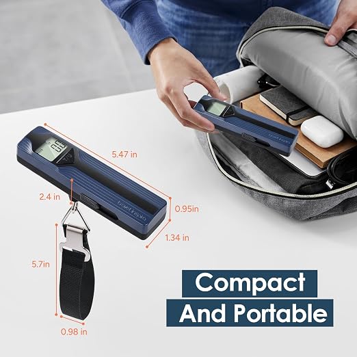 Battery-Free Luggage Scale – No Batteries Needed, Portable Digital Hanging Suitcase Weight Scale for Air Travel & Checked Bags, 110lb/50kg, LCD Display, Compact Travel Accessory - Image 8