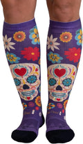 Crazy Compression Socks, Comfortable Support Socks for Recovery, Travel, Hiking, and Long-Hour Comfort w/Fun Designs by CrazyCompression