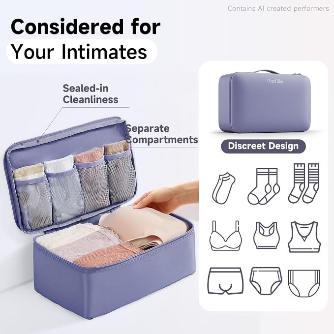OlarHike 9 Set Packing Cubes for Travel,Gifts for Women Mom,Anti-Tearing Suitcase Organizer,with Over 1000 pcs Mesh Holes,Vacation Essentials & Accessories for Cruise Ship - Image 5