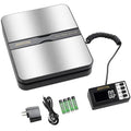 ACCUTECK 8680 High Capacity 150Lbs High Accuracy 0.1OZ Digital Postal Scale with Remote Display, Batteries and USB Cable and AC Adapter Included (Stainless Steel) by ACCUTECK