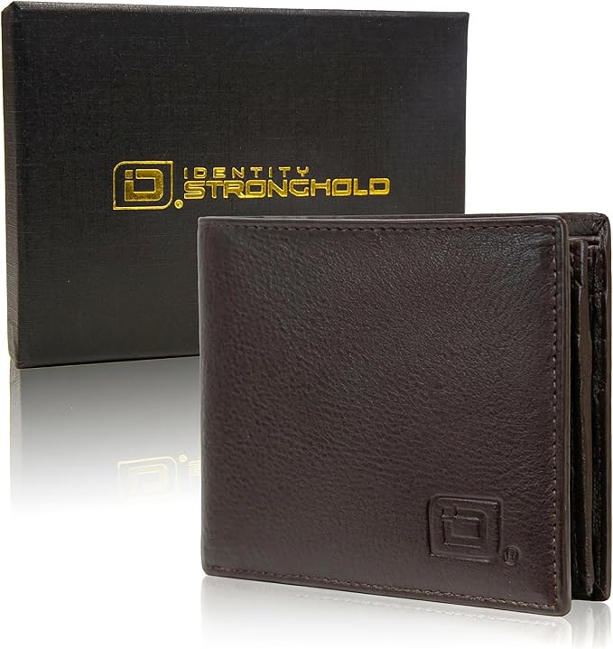 Extra Capacity Bifold Wallet for Men - RFID Blocking Genuine Leather Wallet - Image 8