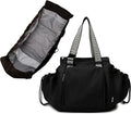 Everyday Bag Tote for Women, Spacious Diaper Bag with 16 Pockets, Durable Travel Bag, Sleek Work Shoulder Bag by BIIVOYA