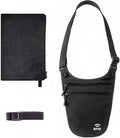 Travel Money Belt Under Clothes,RFID Passport Wallet, Hidden Money Belt for Travel Women Men, Secure Wallet to Protect Cash, Credit Cards by Unknown
