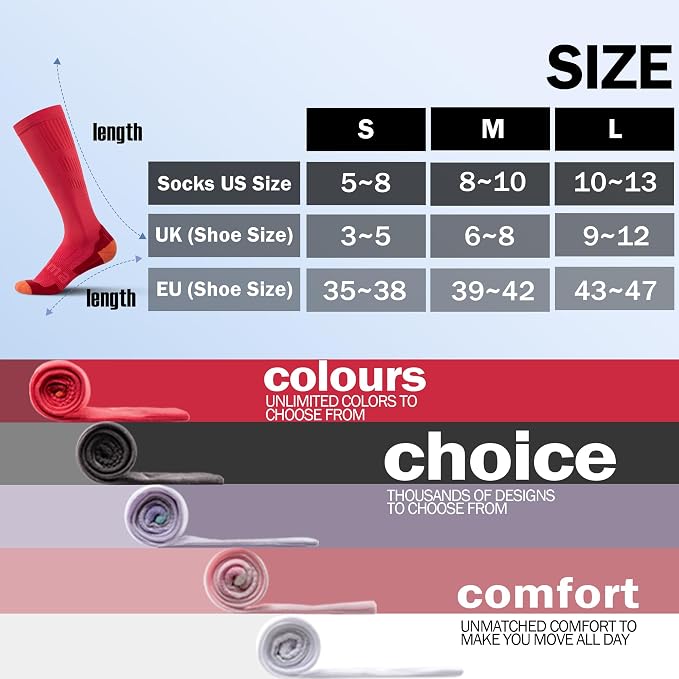 BRISIRA Coolmax Cooling Compression Socks for Women 2 Pairs Knee High 15-20 mmHg Arch Support for Nurse Pregnancy Flying | 2 Pair, Arch Support, Anti Blister, Breathable, Moisture Wicking, Cushioned, Flying, Nurses, Pregnancy, Travel - Image 6