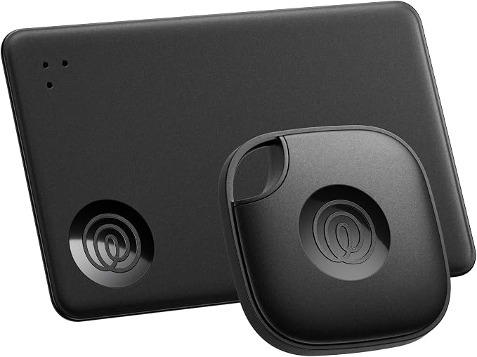 Life360 Tile Starter Pack - Bluetooth Trackers and Item Finders for Keys, Wallets & More. Both iOS and Android Compatible. Phone Finder. 2-Pack (Black Mate/Slim) by Life360