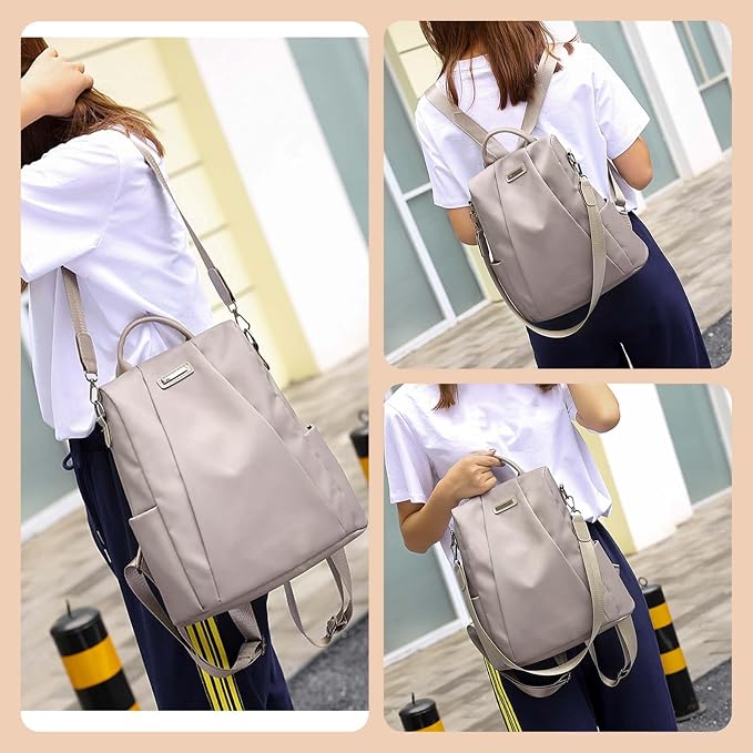 Women Backpacks Anti-Theft Ladies Backpack Purse, Women's Fashion Backpack Shoulder Bag with Replaceable Strap (Casual, Black) - Image 9