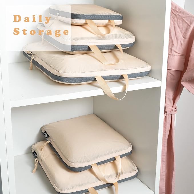 BAGAIL 6 Set Ultralight Compression Packing Cubes Packing Organizer for Travel Accessories Luggage Suitcase Backpack - Image 7