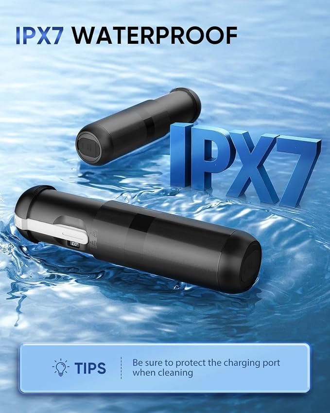 Portable Bidet for Travel - Electric Travel Bidet with 180° Adjustable Nozzle, 2 Spray Modes & IPX7 Waterproof | Rechargeable Personal Hygiene Solution for On-The-Go Adults - Image 5