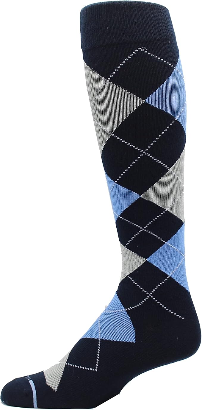 Dr. Motion 4 Pairs Men's Athletic Traveler Graduated Compression Knee High Socks - Image 4