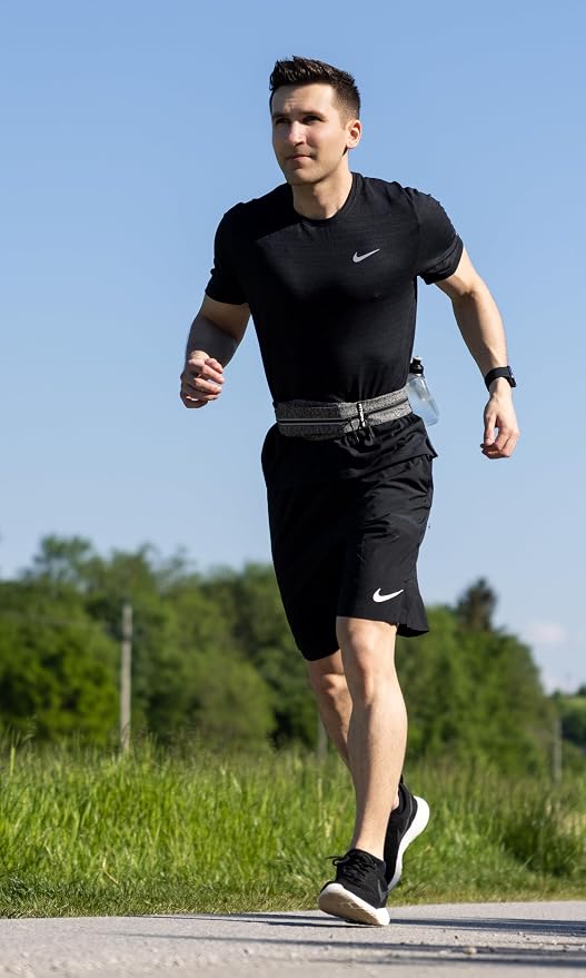 Fitgriff® Running Belt for Men & Women - Secure Jogging Pouch for Phone, Keys & Essentials - For All Cell Phones - Image 3
